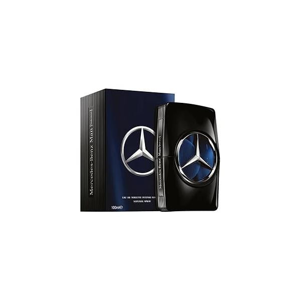 Mercedes-Benz Man Intense - Woody Spicy Cologne for Men Mens with Oakmoss, Geranium, Amber Long-Lasting Men's Fragrance 3.4 oz EDT Spray
