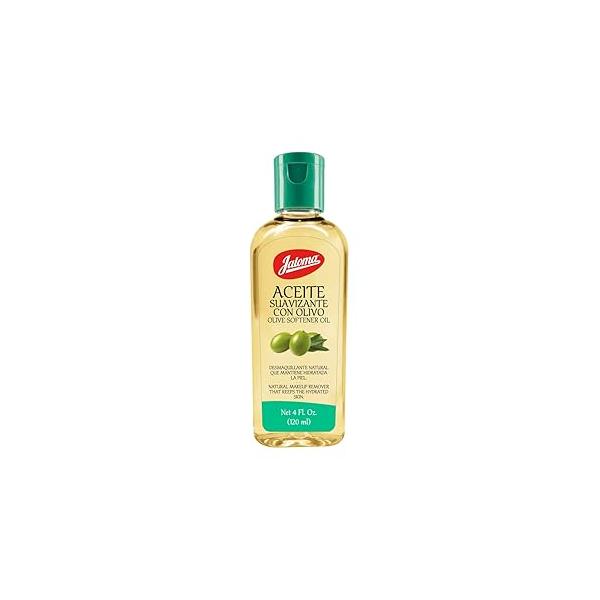 Jaloma Olive Oil, Natural Makeup Remover & Hydrating Skin Care, 4 FL Oz Bottle.