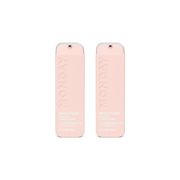 MONDAY HAIRCARE Moisture Leave-in Conditioner 5 Oz Dual Pack