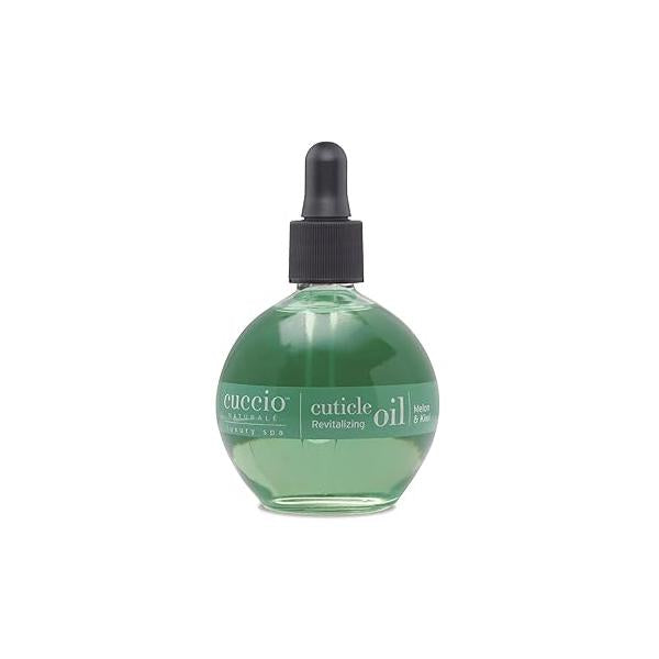 Cuccio Naturale Cuticle Oil - Hydrating Treatment with Melon & Kiwi for Dry Cuticles Stronger Nails Lightweight Formula, 2.5 oz