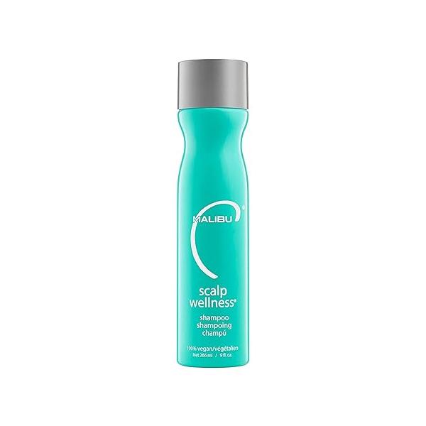 Malibu C Scalp Wellness Hair Shampoo - Sulfate-Free & Moisturizing Nourishing Care with Surfactant Technology