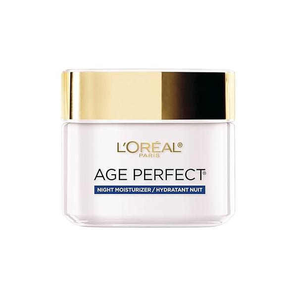 L'Oreal Paris Age Perfect Collagen Expert Anti-Aging, Anti-Wrinkle Night Moisturizer 2.5 oz