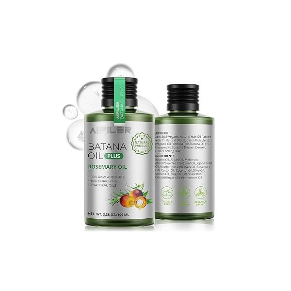 Raw Batana Oil for Hair Growth (Rosemary)