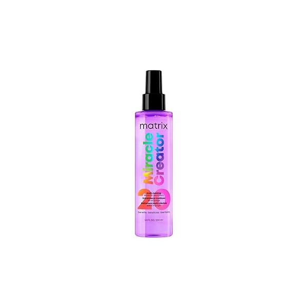 MATRIX Miracle Creator Leave-In Conditioner Spray - Heat Protectant, Anti-Frizz, Moisturizing & Detangling, For Damaged Hair, Sulfate Free
