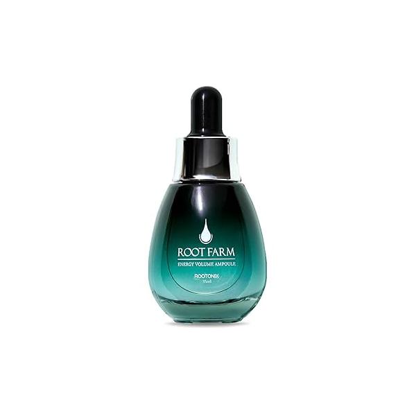 Rootonix Rootfarm Scalp Ampoule - Herbal Hair Growth Serum with 30 Plant Extracts for Thinning & Volume 1.18 fl. oz. (35ml)