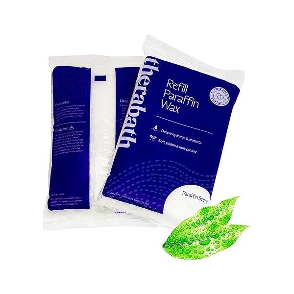 Therabath Paraffin Wax Refill - Thermotherapy For Hands, Feet, Body Deeply Hydrates Made in USA, 6 lb. Clean