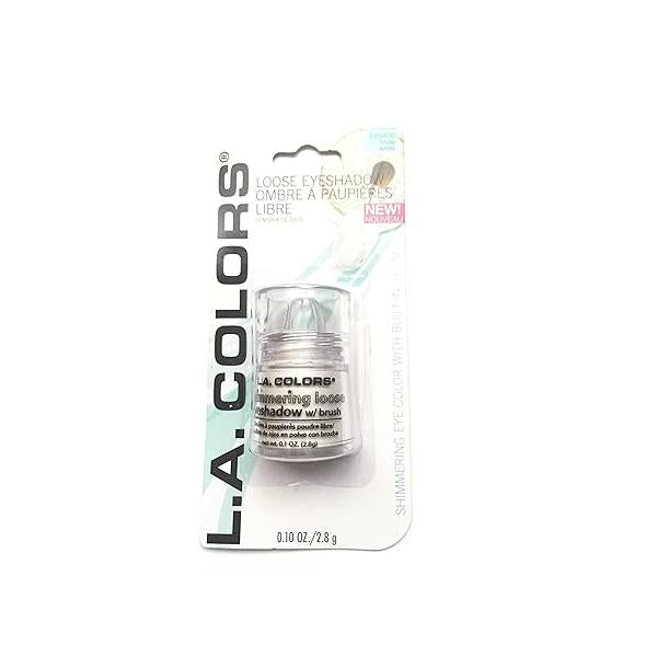 L.A. Colors Shimmering Loose Eyeshadow (Snow White)