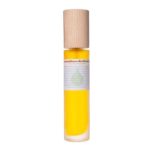 Living Libations - Organic Best Skin Ever All-In-One Facial Cleanser, Exfoliator + Moisturizer | Natural, Wildcrafted, Vegan Clean Beauty (Seabuckthorn, 1.69 oz 50 ml)