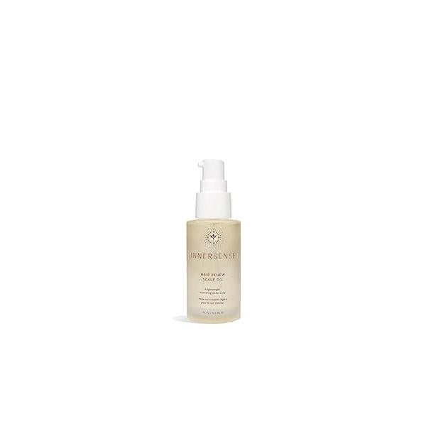 INNERSENSE Organic Beauty - Natural Hair Renew Scalp Oil | Non-Toxic, Cruelty-Free Haircare (1 fl oz 29.5 ml)