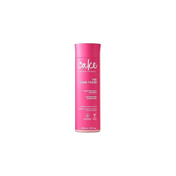 Cake Beauty Moisturizing Shampoo, The Care Taker - Hydrates and Replenishes Dry Hair With Coconut Water, Hyaluronic Acid & Shea Butter - For All Types 10 fl oz