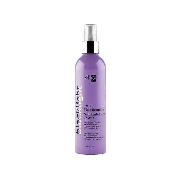 Oligo Professionnel - Blacklight 18-In-1 Hair Beautifier Anti Frizz Leave-in Conditioner Optimal Hydratation Argan Oil Vegan Ingredients 11 Amino Acids & Moisturizing Formula 8.5oz