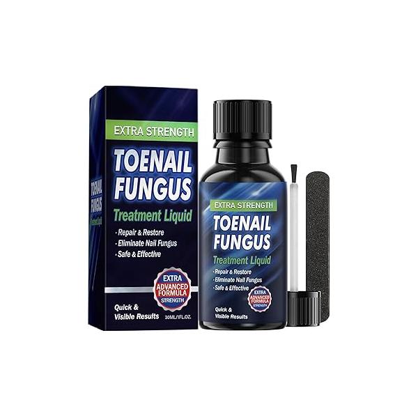Toenail Fungus Treatment Extra Strength, Toe for Toenail, Nail Treatment, Damaged & Athletes Foot (1oz)