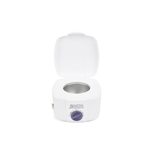Satin Smooth Professional Single Wax Warmer for Hair Removal - SSW12C, Compact Heater with Adjustable Temperature Control, Ideal All Waxing Types