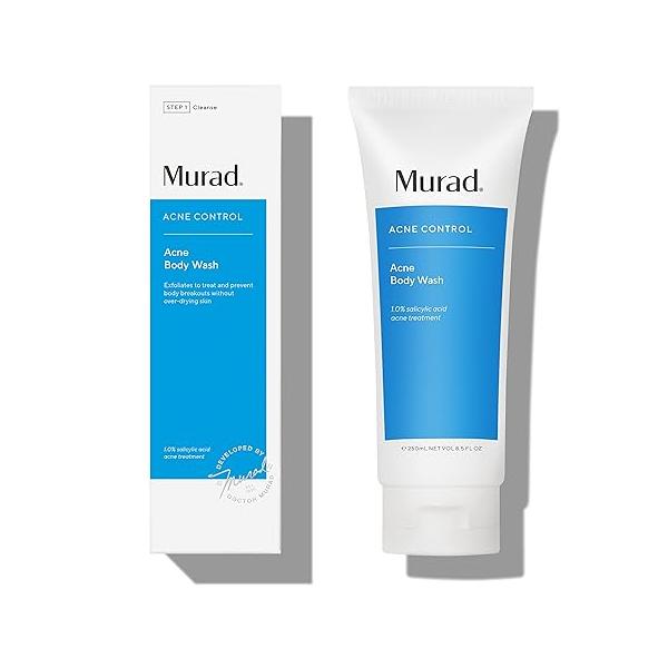 Murad Acne Body Wash - Control All-Over Blemish Cleanser with Salicylic Acid & Green Tree Extract Exfoliating Skin Care Treatment Backed by Science, 8.5 Oz