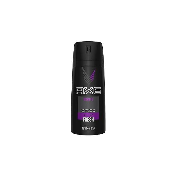 AXE Body Spray for Men, Excite, 4 oz(pack of 3)