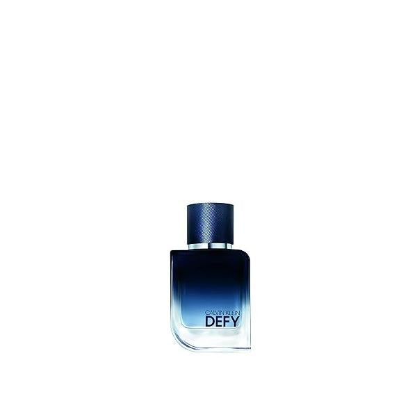 Calvin Klein Defy Eau de Parfum - Woody & Leathery Men’s Cologne With Notes of Mandarin Oil, Leather Accord Vetiver Long Lasting Fragrance