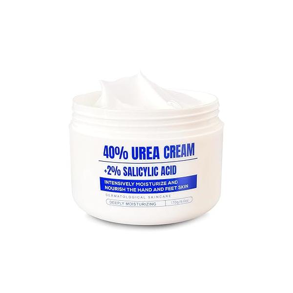 Urea Cream 40 Percent - Foot & Hand for Dry, Cracked Skin Intensive Lotion Feet Heels(Bule)