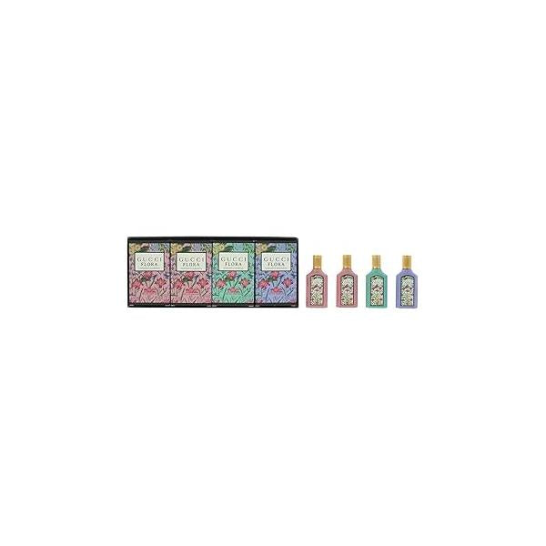Gucci Flora Perfume for Women Variety Gift Set Mini Splashes 4 X 0.16 Fl oz