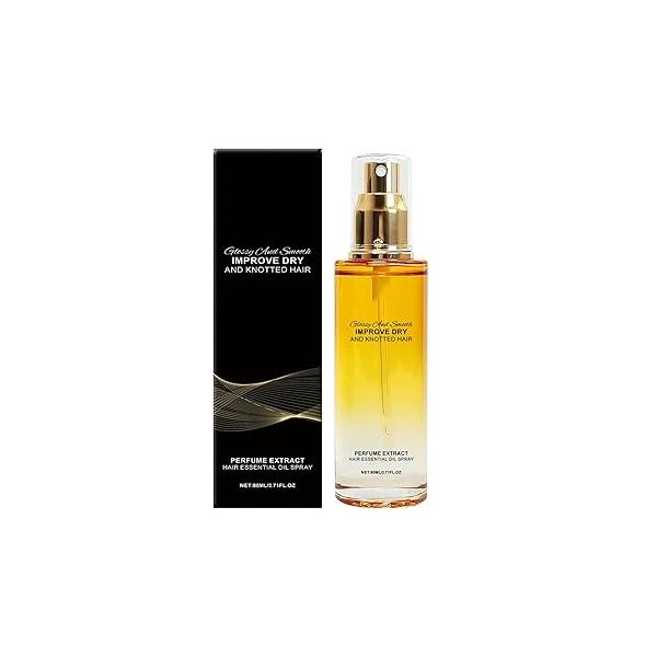 Hair Treatment Oil - Conditioning Spray, Scalp & Strengthener Leave-In Conditioner, Improve Dry and Frizzy, Glossy Smooth 80ml (1)