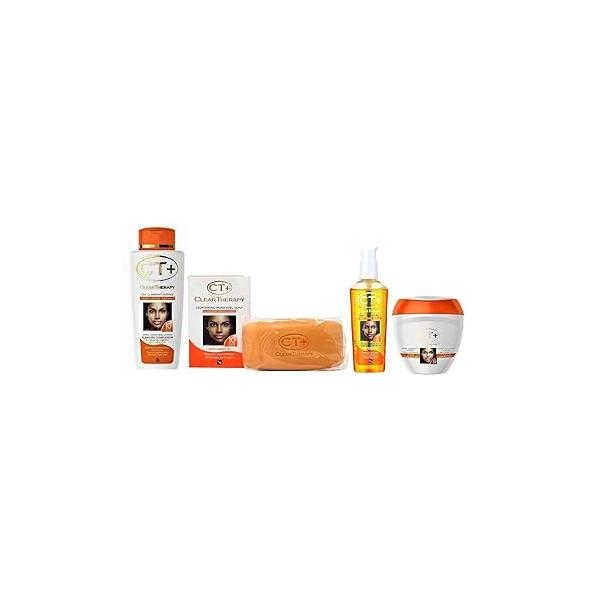 CT+ Clear Therapy Extra Lightening Skin Cream 6.76 & Lotion 8.45oz Soap 6.17oz Serum 2.37oz Liner101 LPS40 Pencil Sample Fragrance