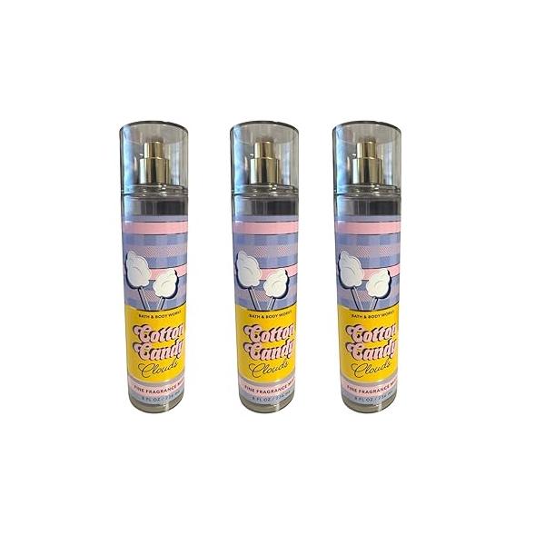 Bath & Body Works Cotton Candy Clouds Fine Fragrance Mist - Pack of 3