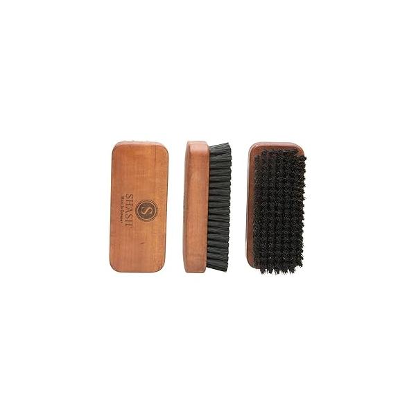 Since 1869 Hand Made In Germany - The Palm, Natural 100% Boar Bristle Nail Brush Gently Removes Dirt and Grime for Clean Hands Exfoliates Skin Soft, Smooth Texture,