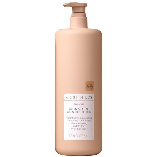 Kristin Ess Hair The One Signature Conditioner for Dry Damaged - Moisturizes, Smooths, Detangles + Softens Sulfate Free, Color Keratin Safe, 33.8 fl. oz.