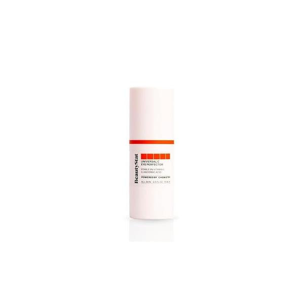 BeautyStat C Eye Perfector Dark Circle Reducing Vitamin Cream, Made in the USA with 5% L-Ascorbic Acid (Pure Vit C), Hyaluronic - Hydrating, Firming (0.5oz / 15ml)