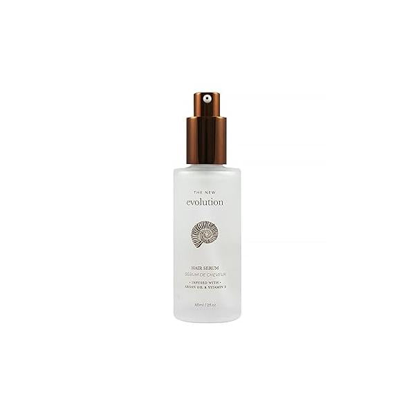 HerStyler Hair Serum - Argan Oil, Vitamin E, and Aloe Vera for Repair, Anti-Frizz All Textures, Nourishing Enhanced Shine, Non-Greasy, Suitable Color Treated