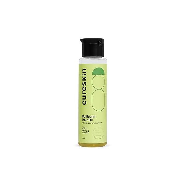 Follicular Hair Oil | Nourishes & Strengthens with Biotin, Bhringraj and Coconut (100 ml)