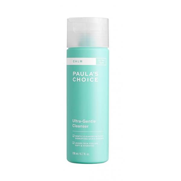 Paula's Choice CALM Ultra-Gentle Cleanser for Sensitive Skin, Calms + Soothes Redness, Daily Face Wash Rosacea-Prone & Eczema-Prone Fragrance-Free Paraben-Free, 6.7 Fl Oz.