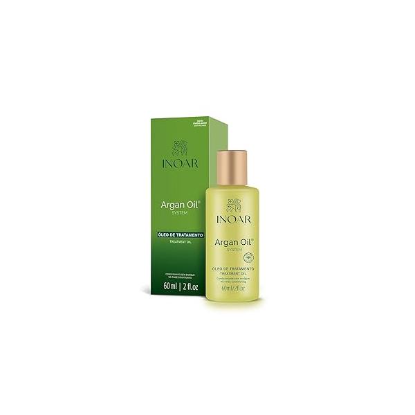 INOAR PROFESSIONAL - Argan Oil Promotes Hair Control, Prevents and Repairs Split Ends, Protects From the Effects of Heat Styling Tools (2 Ounces / 60 Milliliters)
