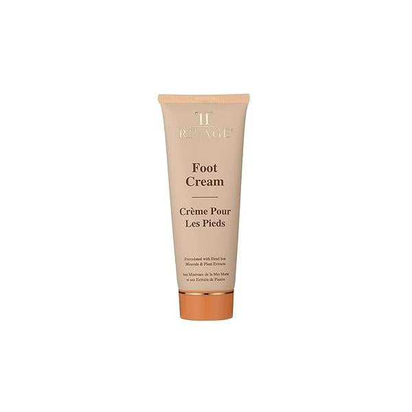 RIVAGE NATURAL DEAD SEA MINERALS FOOT CREAM 100ml FORMULATED with