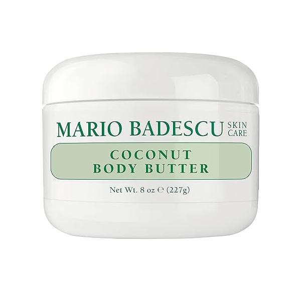 Mario Badescu Coconut Body Butter for All Skin Types | Moisturizer Smooth and Radiant Formulated with Shea