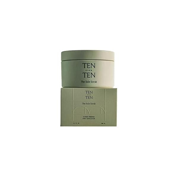 tenoverten - The Sole Scrub Exfoliating Foot Treatment | Clean, Natural, Non-Toxic Hand, + Nail Care (6.8 oz 200 ml)
