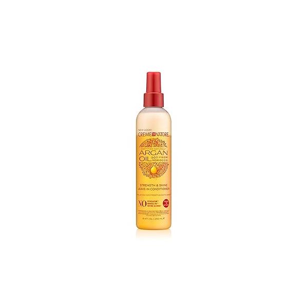 Creme of Nature, Argan Oil Leave In Conditioner, Detangling and Conditioning Formula for Normal Hair 8.45 Fl Oz