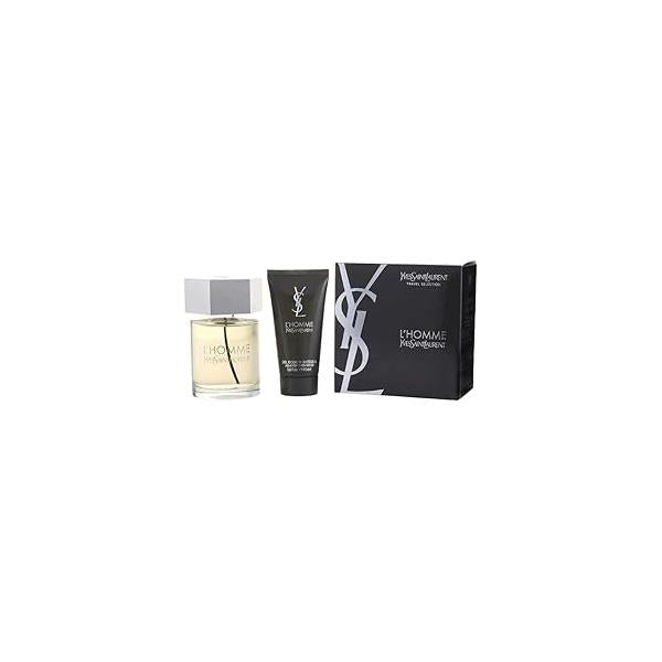 LHomme by Yves Saint Laurent for Men - 2 Pc Gift Set 3.3oz EDT Spray, 1.6oz Shower Gel