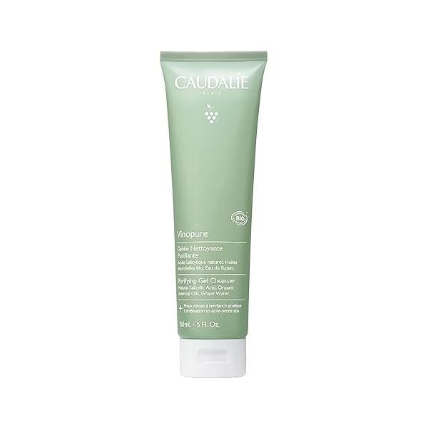 Caudalie Vinopure Pore Purifying Gel Cleanser with Natural Salicylic Acid - 150 mL