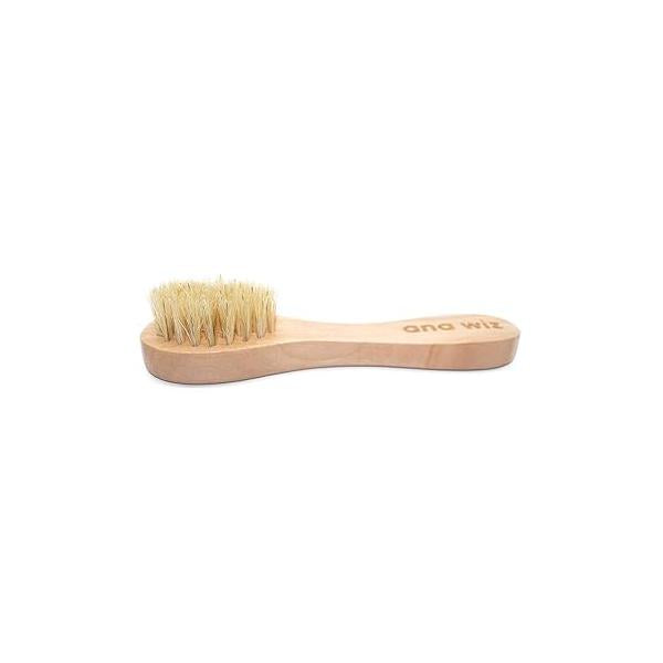 Wooden Facial Brush with Soft Natural Boar Bristles & Lotus Wood Handle