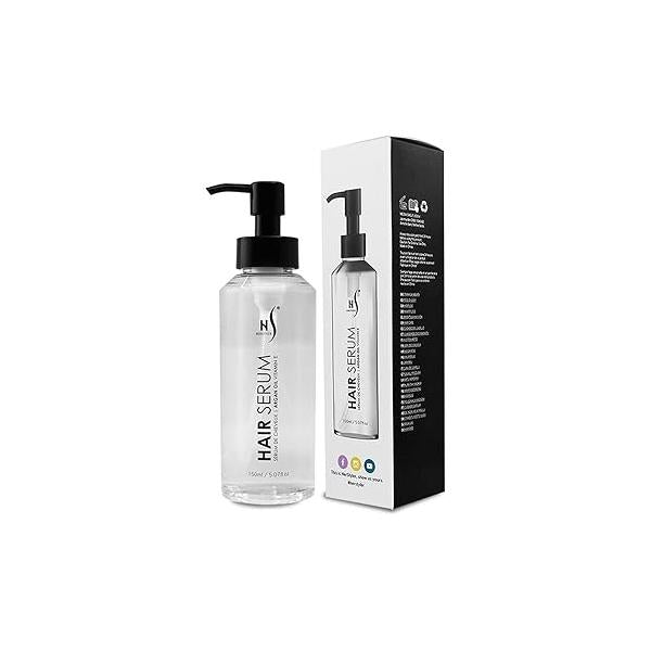 HerStyler Argan Oil Serum for Hair - New Packaging Dry Damaged Anti Frizz 5.07 Fl Oz / 150 Ml