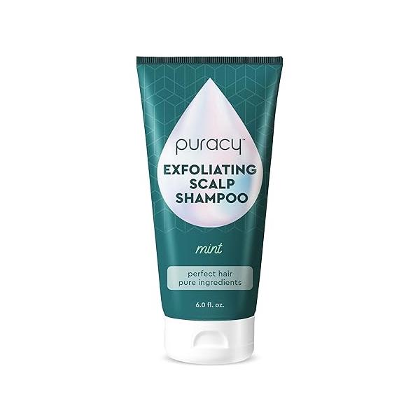 Puracy Scalp Scrub, 99.96% Natural Exfoliator, Hair Exfoliator Treatment, Cleanser, Dry Care, Shampoo, Itchy Shampoo - Mint