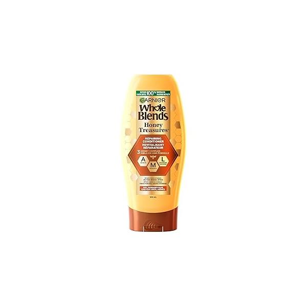Garnier Whole Blends Repairing Conditioner Honey Treasures, Damaged Hair, 22 fl; oz.