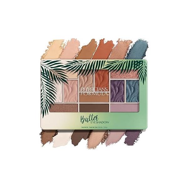 Physicians Formula Murumuru Butter Eyeshadow Palette, Dermatologist Approved, Sultry Nights