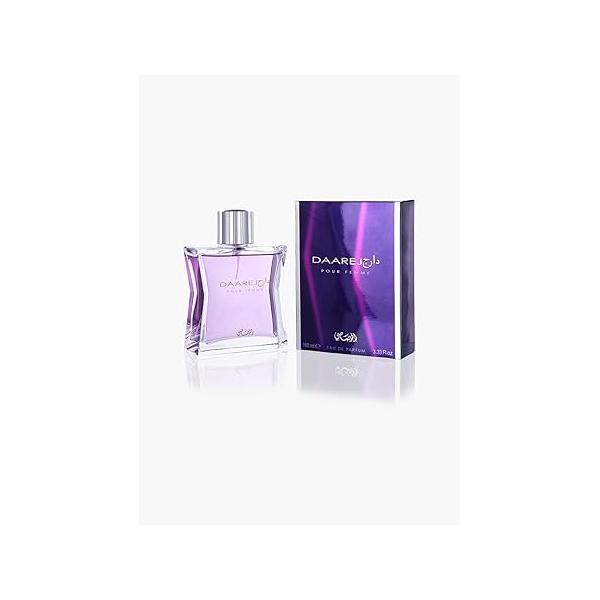 RASASI Daarej Pour Femme for Women Eau de Parfum Spray, 3.4 Ounce