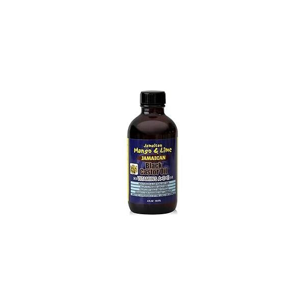 Jamaican Mango & Lime Vitamins A-D-E Black Castor Oil, 4 Fl Oz.