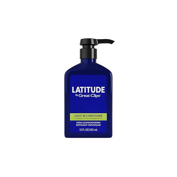 GREAT CLIPS LATITUDE Leave-In Conditioner | Hydrating Leave In for Men Promotes Hair Strength + Renewal 12oz