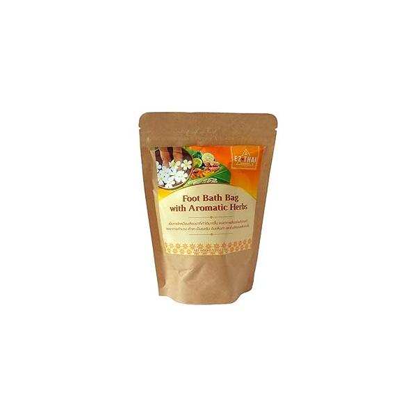 Herbal Detox Foot Soak 5.29oz (10 Bags) Relax Cleansing Spa Massage, Thai Plai, Kaffi Lime, Lemongrass, Galangal, Turmeric Soothes Tired Feet, Rejuvenates Removes Stubborn Odor