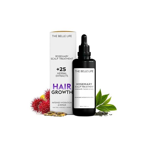 Rosemary Hair Oil Scalp Treatment inspired by THE INNATE LIFE, 100ml 3.4 fl oz Nourishes and Supports Fuller-Looking with Organic
