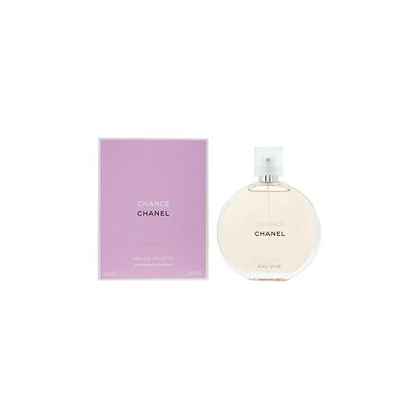 Chanel Chance Eau Vive de Toilette Spray for Women, 3.4 Ounce