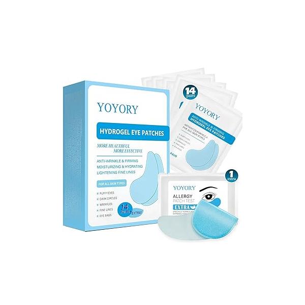 Under Eye Patches Masks - for Dark Circles,Puffy Eyes, Wrinkles, Bags,Fine Lines,Treatment with Hyaluronic Acid and Collagen, Hydrating Moisturizing (30 Pcs)
